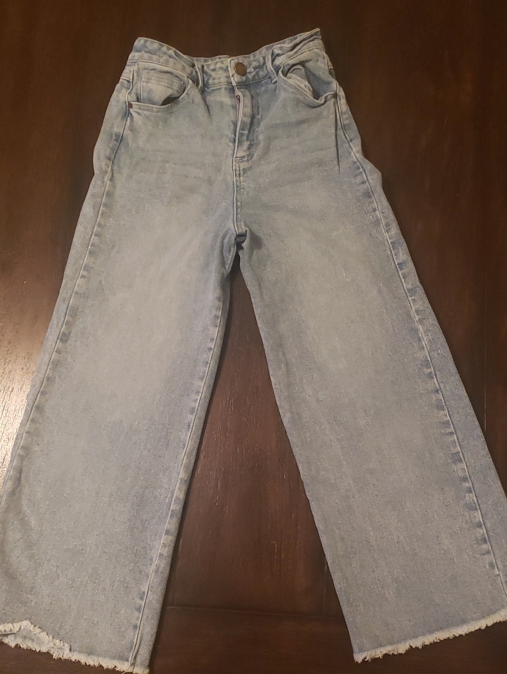Copper Key Light Blue Wide-Leg Kids Jeans